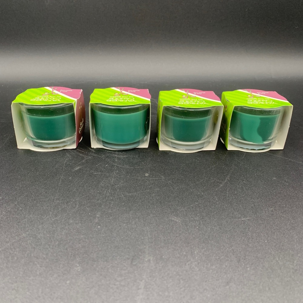 Yankee Candle On The Green Pear & Water Lily Votive Candles Set of 4 2659735